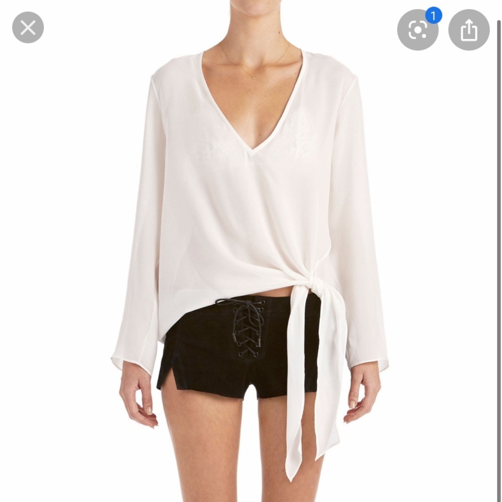 ARE YOU AM I Silk Blouse
